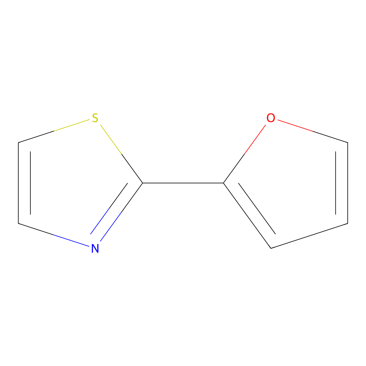 2-(2-Furyl)thiazole molecular structure, CAS 42140-91-0