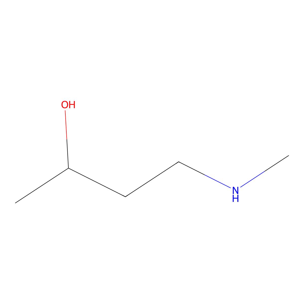 4-(Methylamino)butan-2-ol molecular structure, CAS 42142-55-2