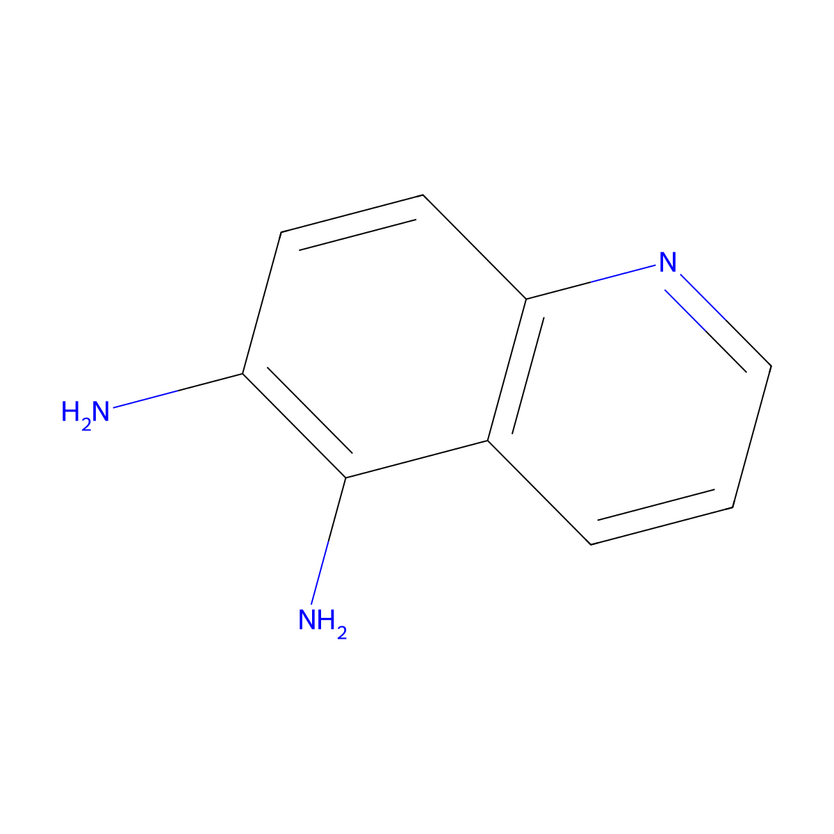 Quinoline-5,6-diamine molecular structure, CAS 42143-23-7