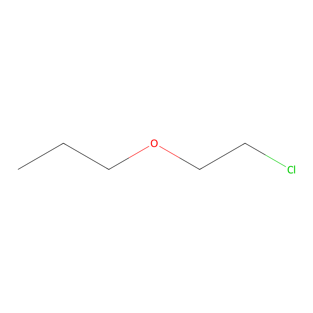 1-(2-Chloroethoxy)propane molecular structure, CAS 42149-74-6