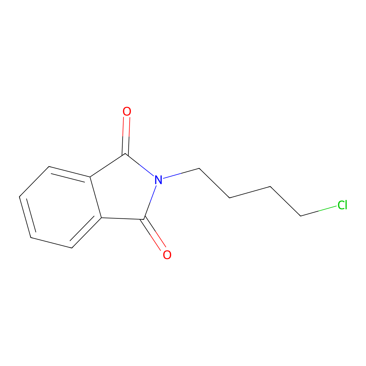 2-(4-Chloro-butyl)-isoindole-1,3-dione molecular structure, CAS 42152-99-8