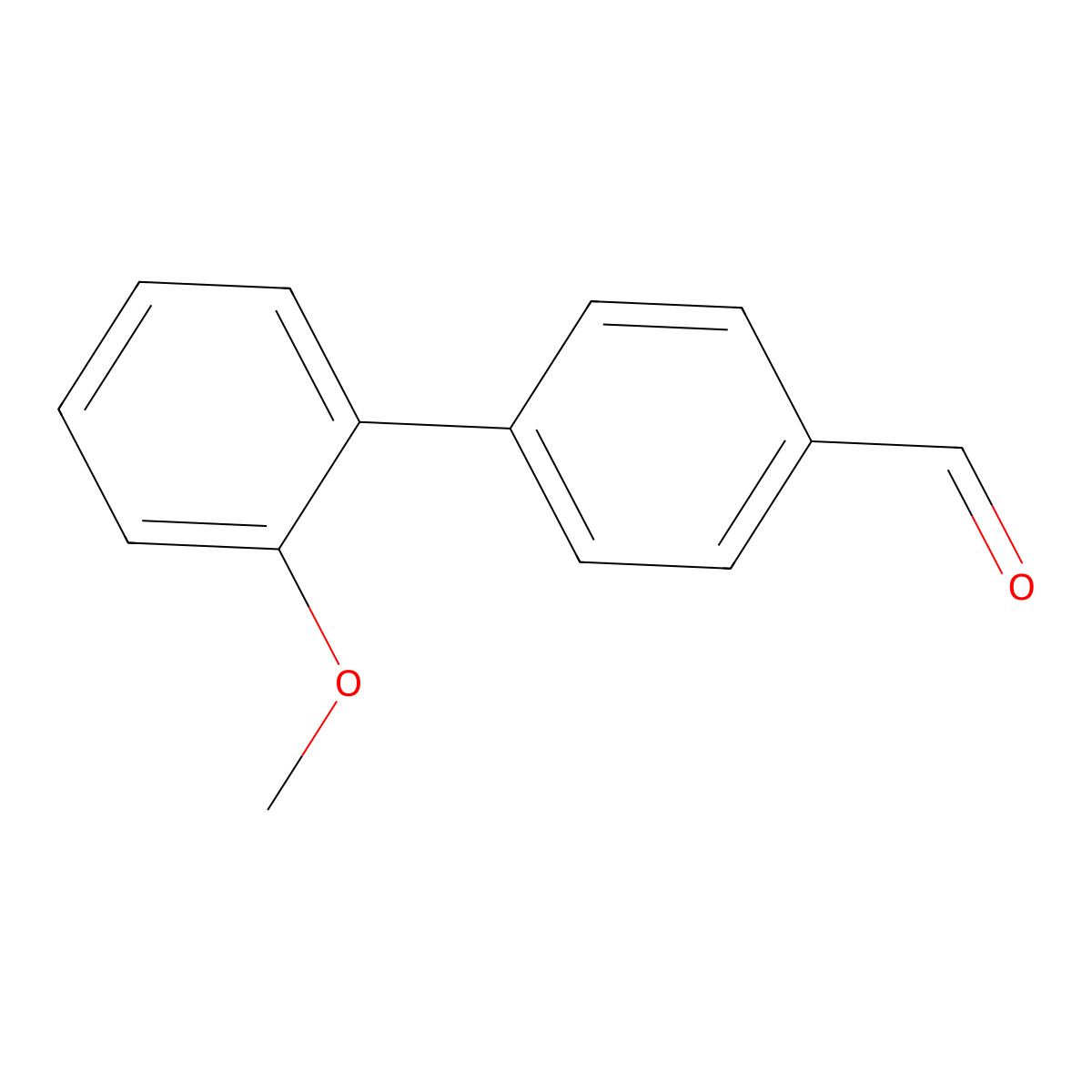 2'-Methoxy-[1,1'-biphenyl]-4-carbaldehyde molecular structure, CAS 421553-62-0