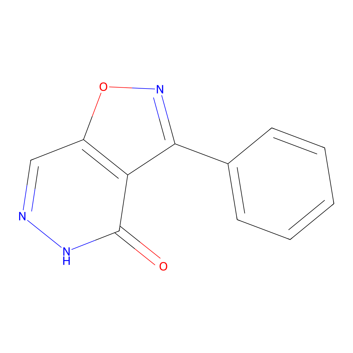 3-Phenylisoxazolo[4,5-D]pyridazin-4(5H)-one molecular structure, CAS 421595-27-9