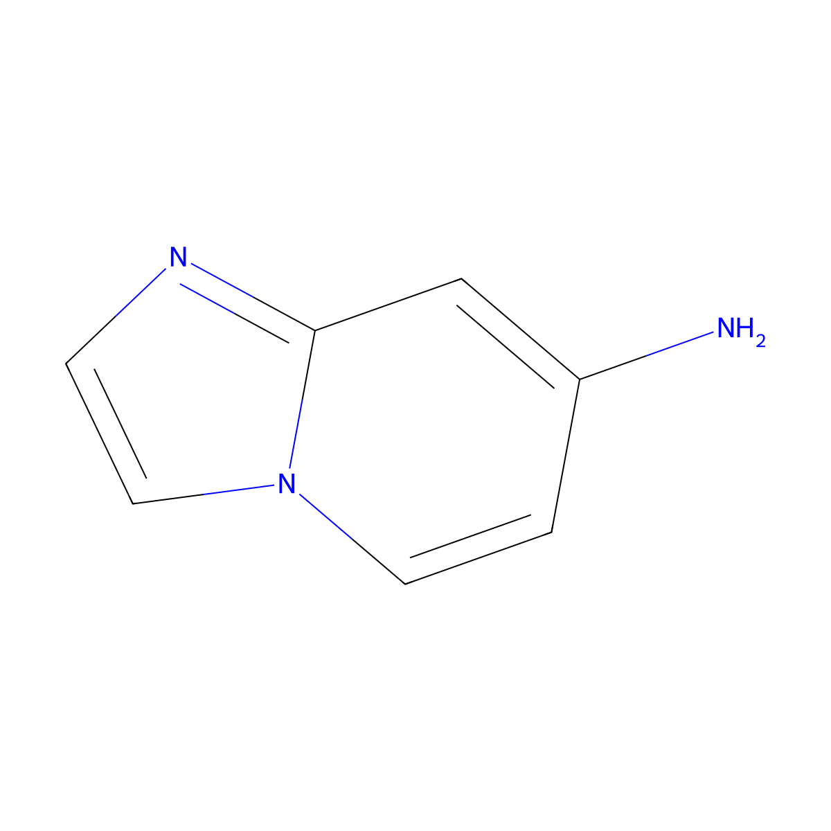 Imidazo[1,2-a]pyridin-7-amine molecular structure, CAS 421595-81-5