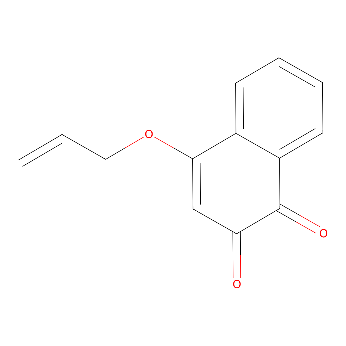 4-Allyloxy-[1,2]naphthoquinone molecular structure, CAS 42164-68-1