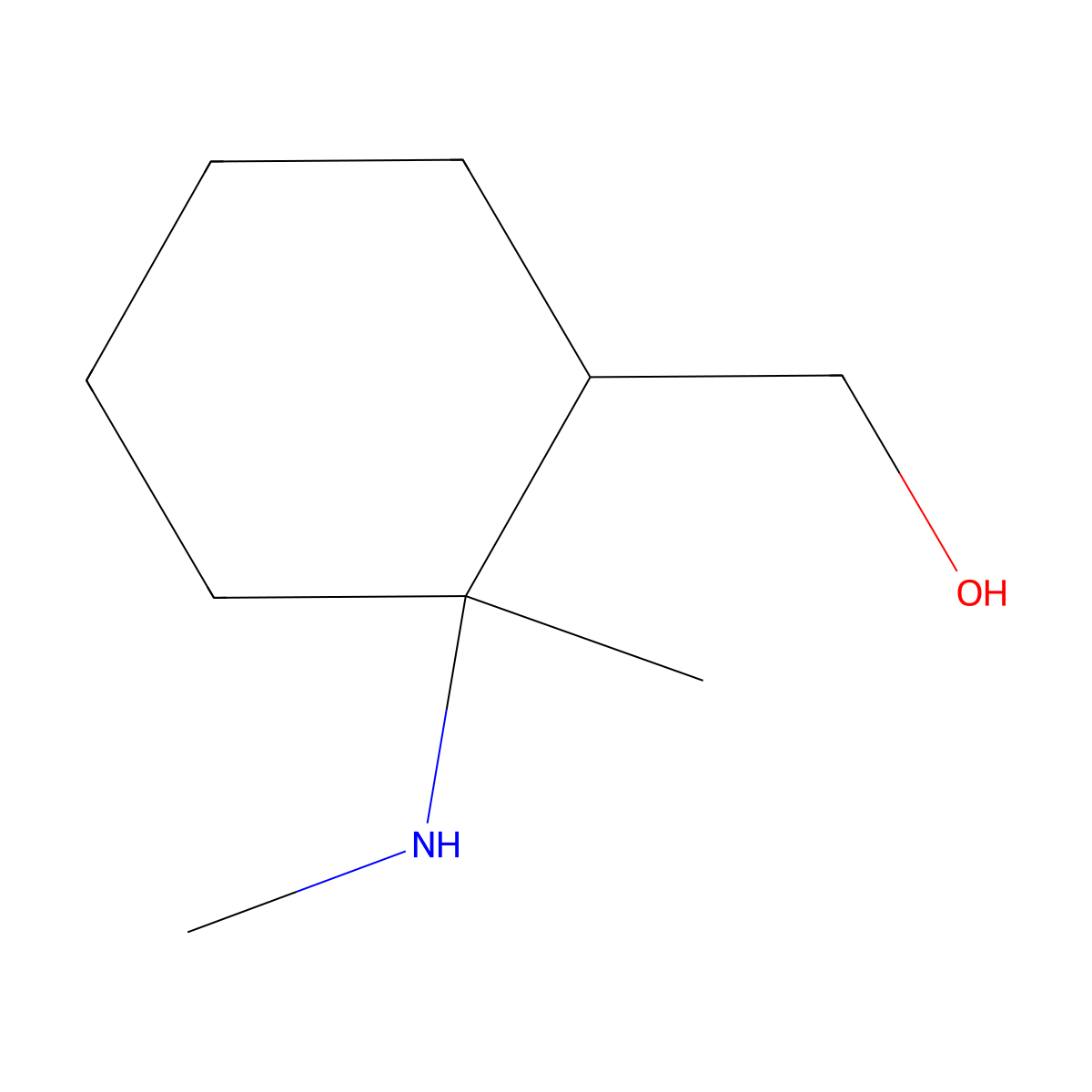 [(1R,2S)-2-methyl-2-(methylamino)cyclohexyl]methanol molecular structure, CAS 421765-88-0