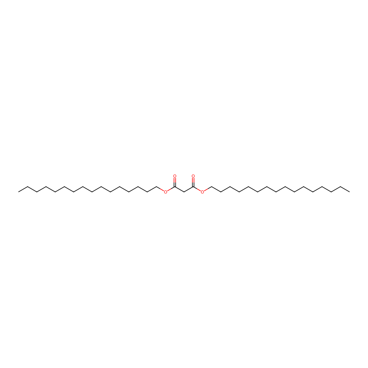 Dicetyl malonate molecular structure, CAS 4219-54-9