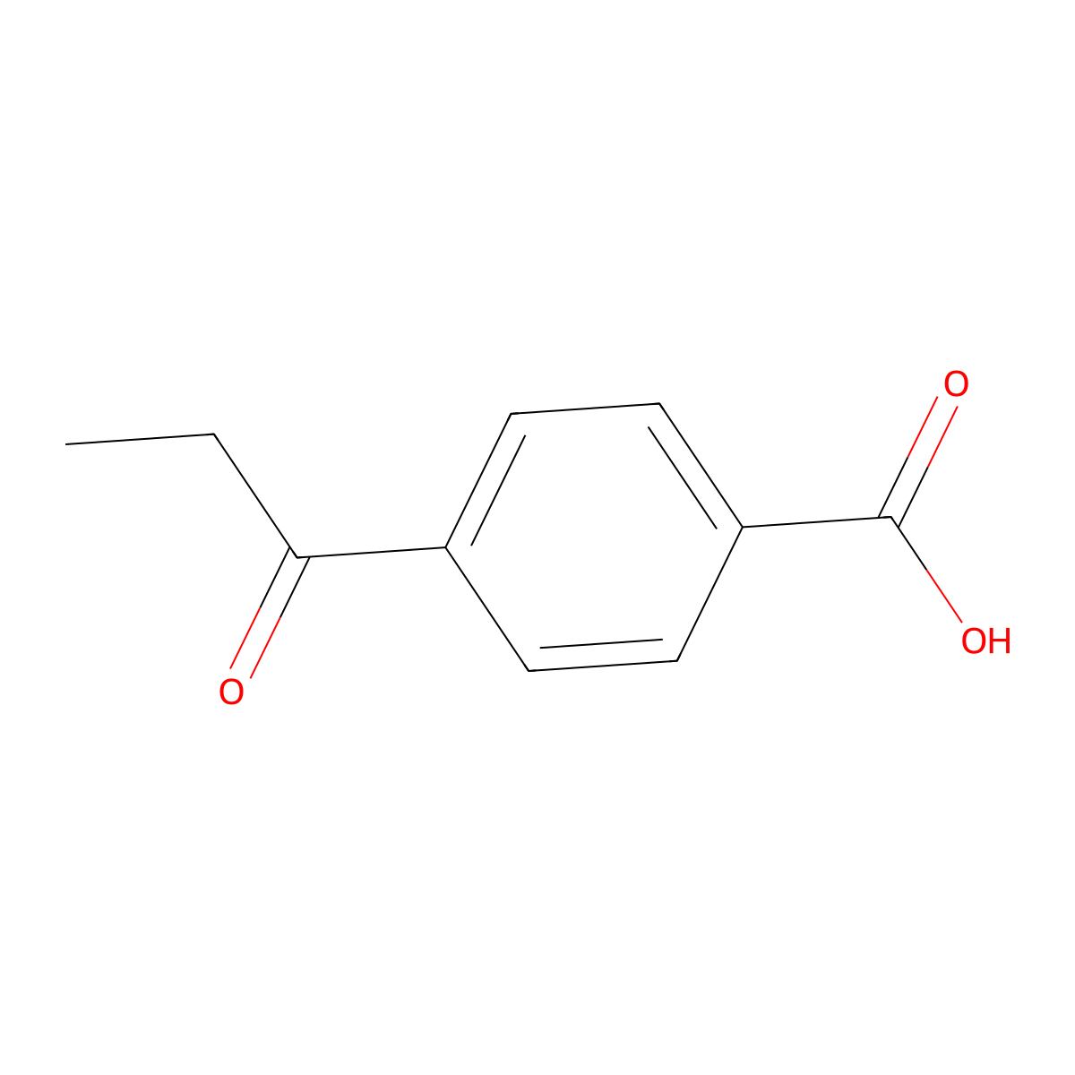 p-Propionylbenzoic acid molecular structure, CAS 4219-55-0