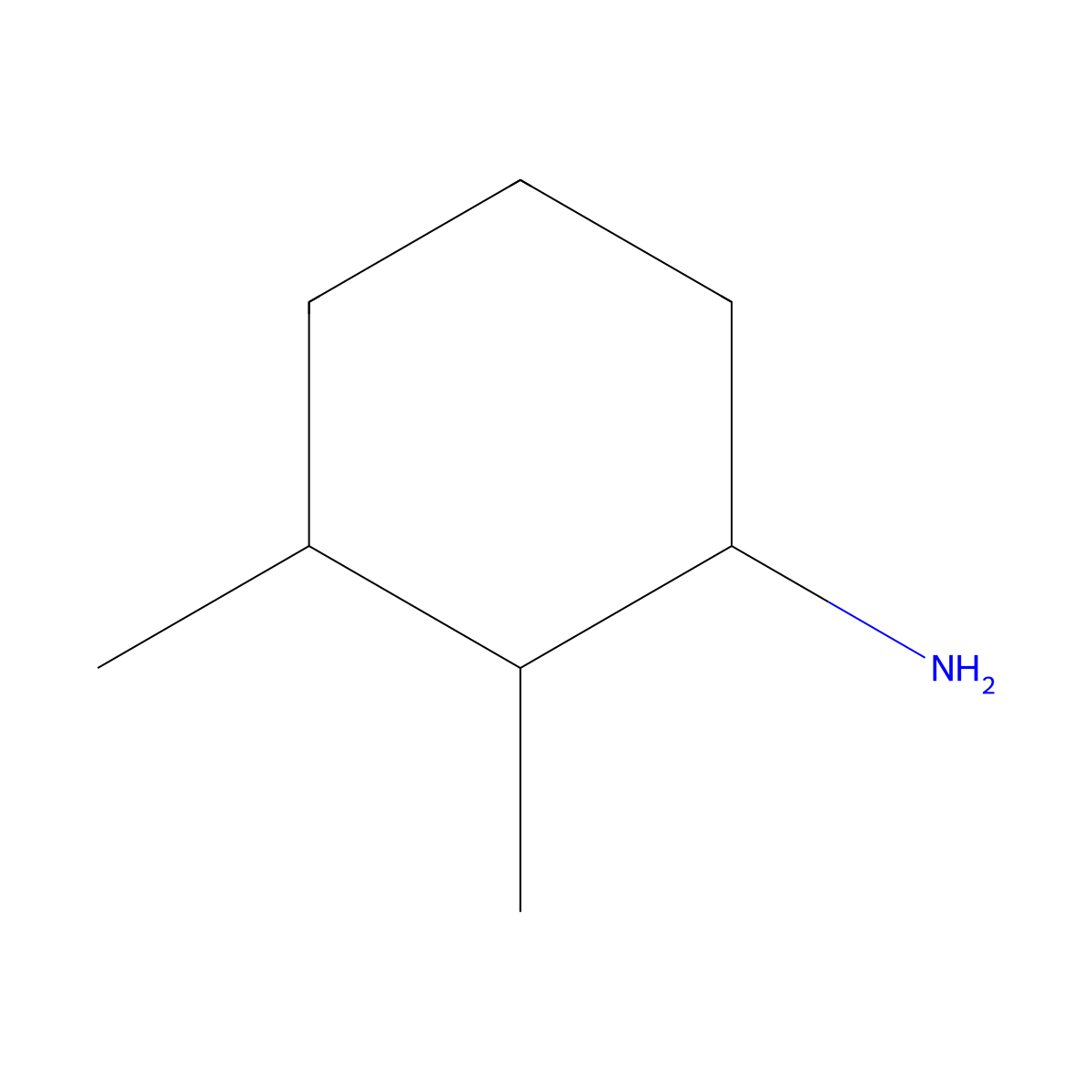 2,3-Dimethylcyclohexylamine molecular structure, CAS 42195-92-6