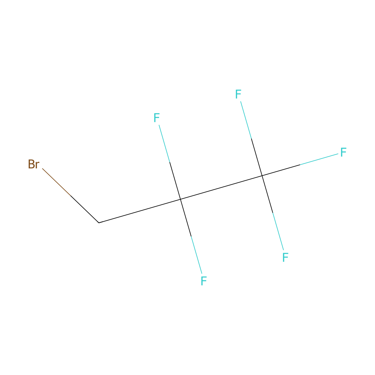 Propane, 3-bromo-1,1,1,2,2-pentafluoro- molecular structure, CAS 422-01-5
