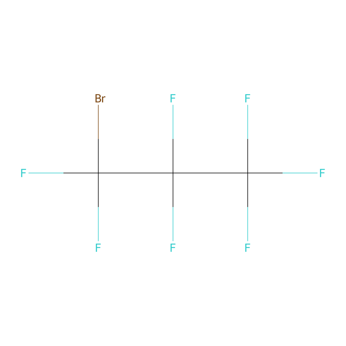 Propane, 1-bromo-1,1,2,2,3,3,3-heptafluoro- molecular structure, CAS 422-85-5
