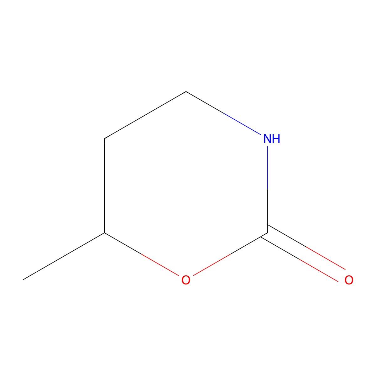 6-Methyl-1,3-oxazinan-2-one molecular structure, CAS 42202-89-1