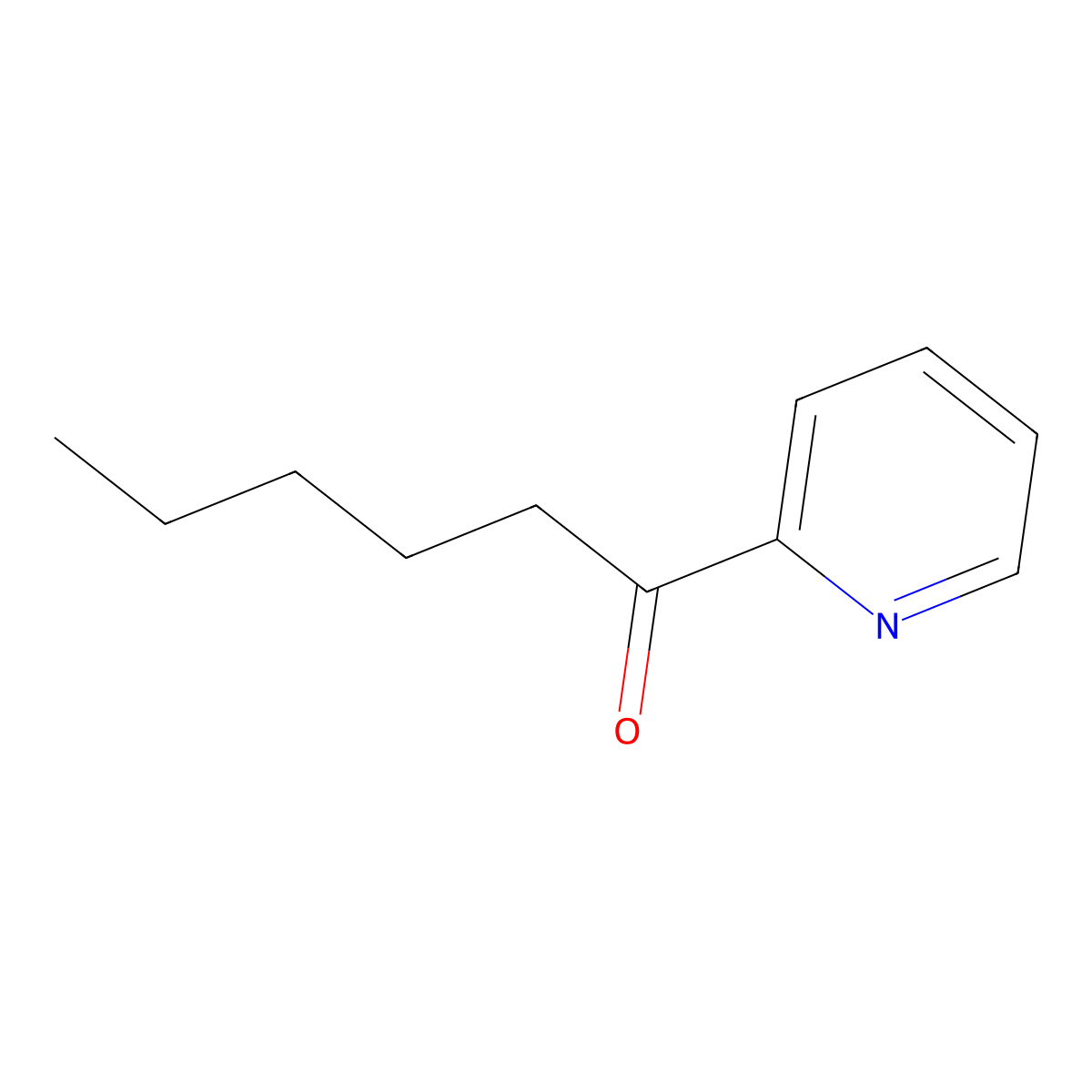 Pentyl 2-pyridyl ketone molecular structure, CAS 42203-03-2