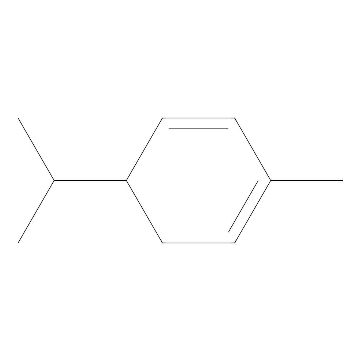 alpha-PHELLANDRENE, (-)- molecular structure, CAS 4221-98-1