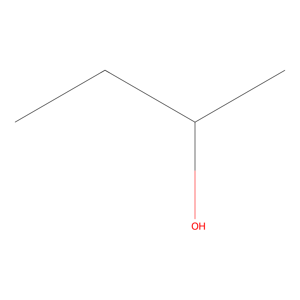 (+)-2-Butanol molecular structure, CAS 4221-99-2
