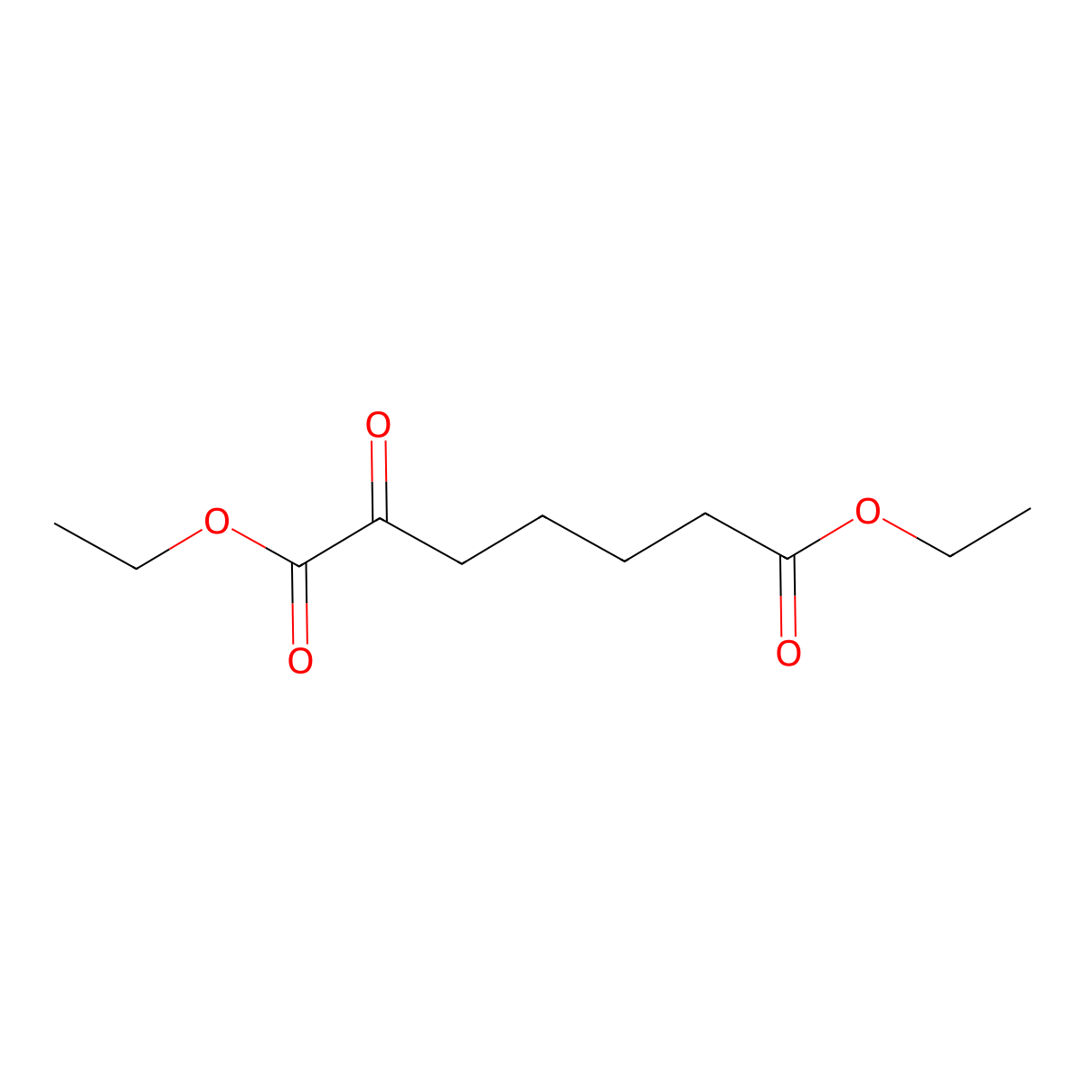 Diethyl 2-oxoheptane-1,7-dicarboxylate molecular structure, CAS 42212-75-9