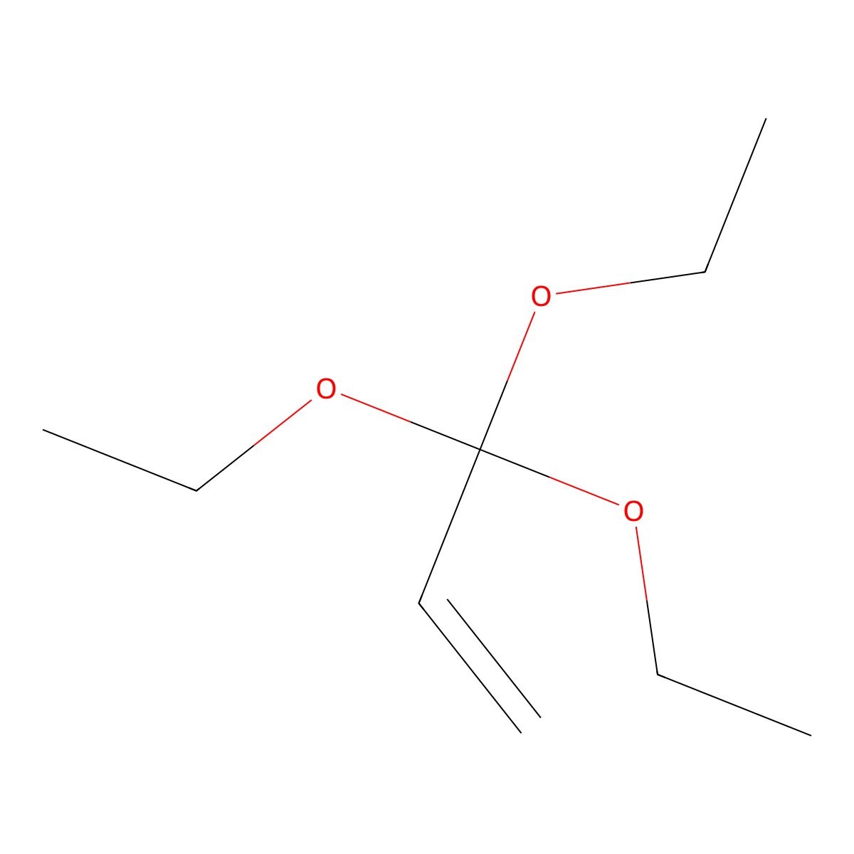 3,3,3-Triethoxyprop-1-ene molecular structure, CAS 42216-96-6