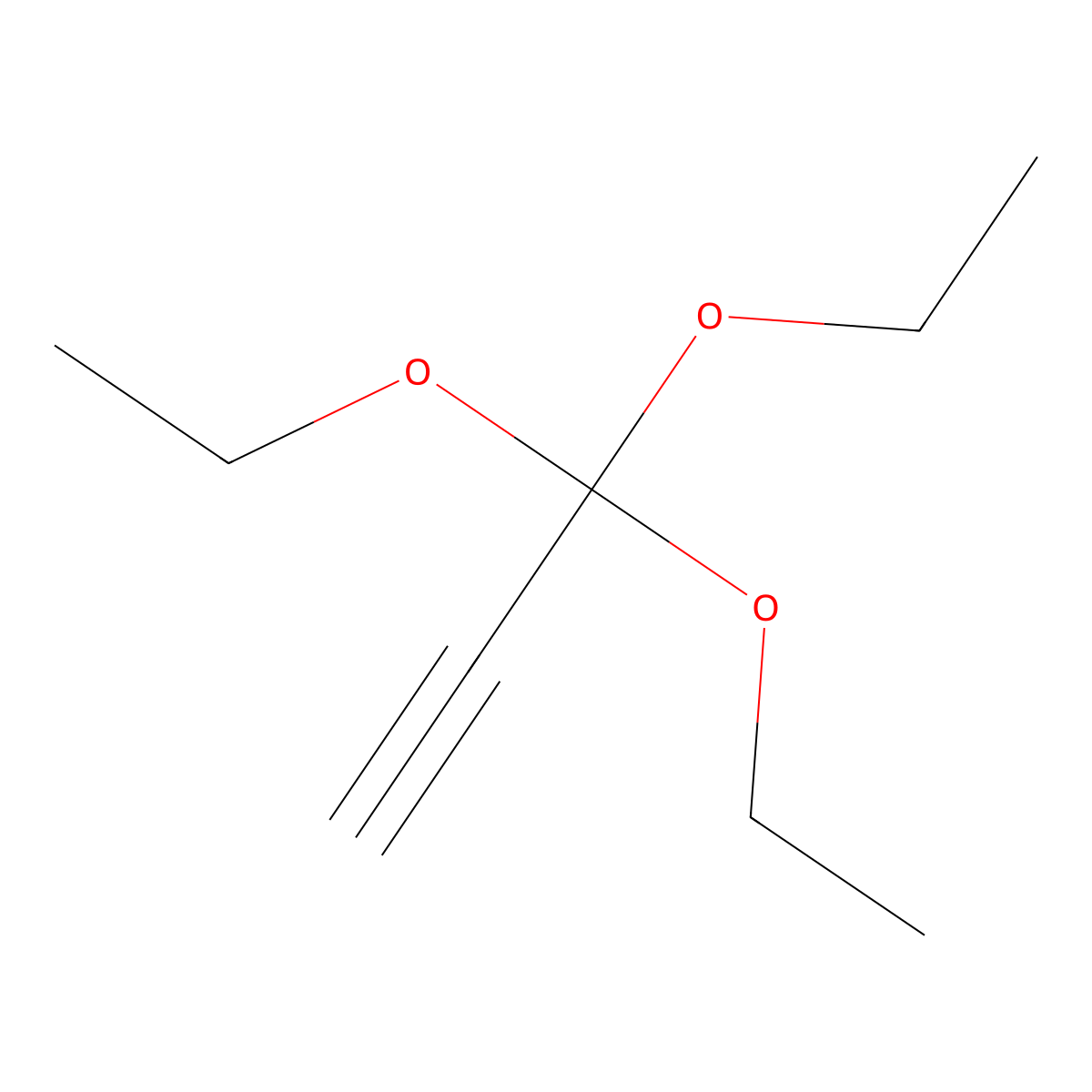 3,3,3-Triethoxyprop-1-yne molecular structure, CAS 42217-00-5
