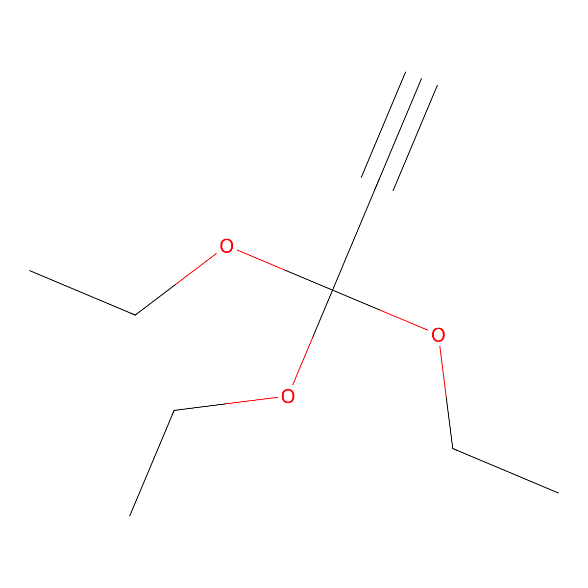 3,3,3-Triethoxyprop-1-yne molecular structure, CAS 42217-00-5