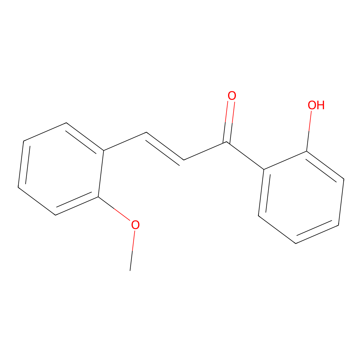 2'-Hydroxy-2-methoxychalcone molecular structure, CAS 42220-77-9