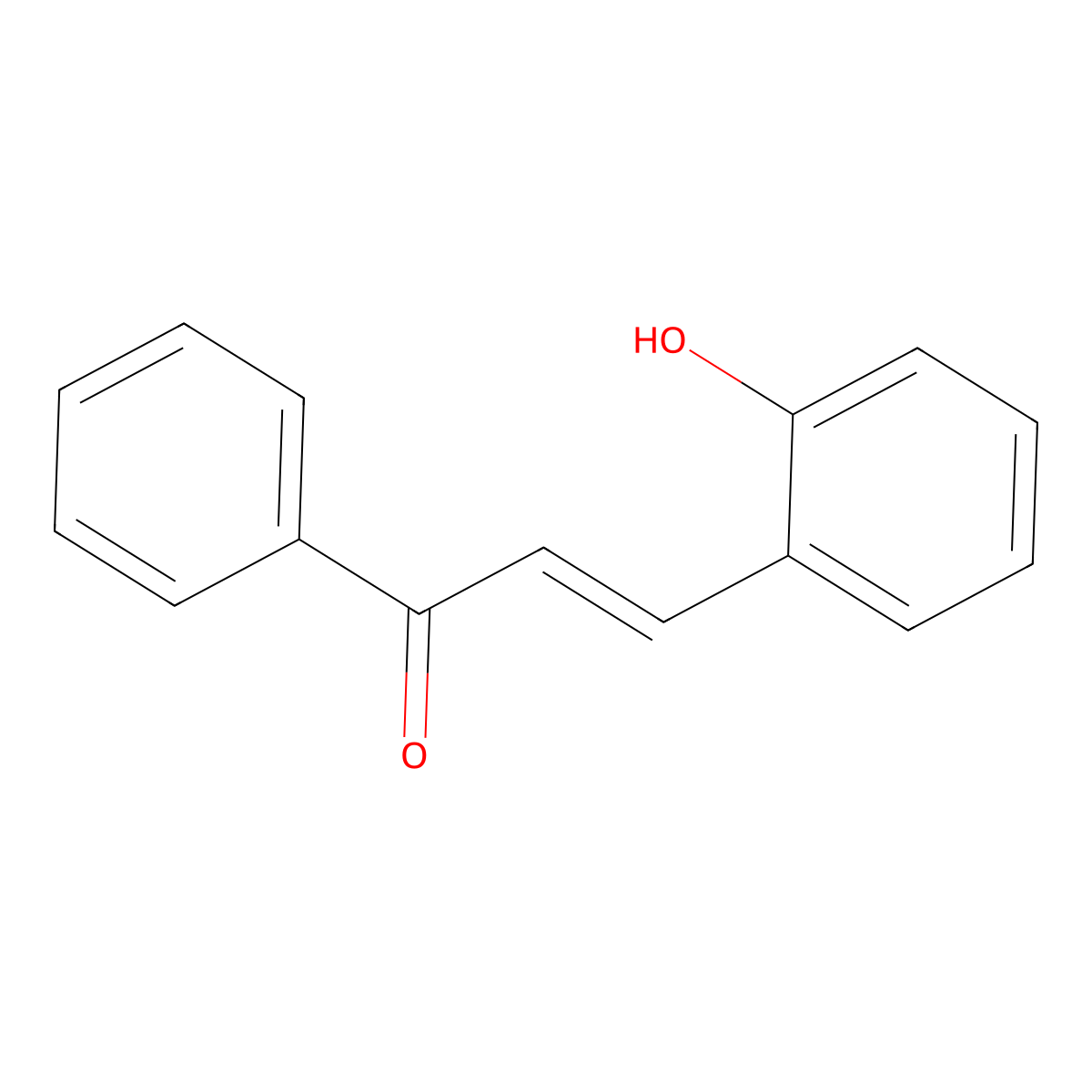 2-Hydroxychalcone molecular structure, CAS 42224-53-3