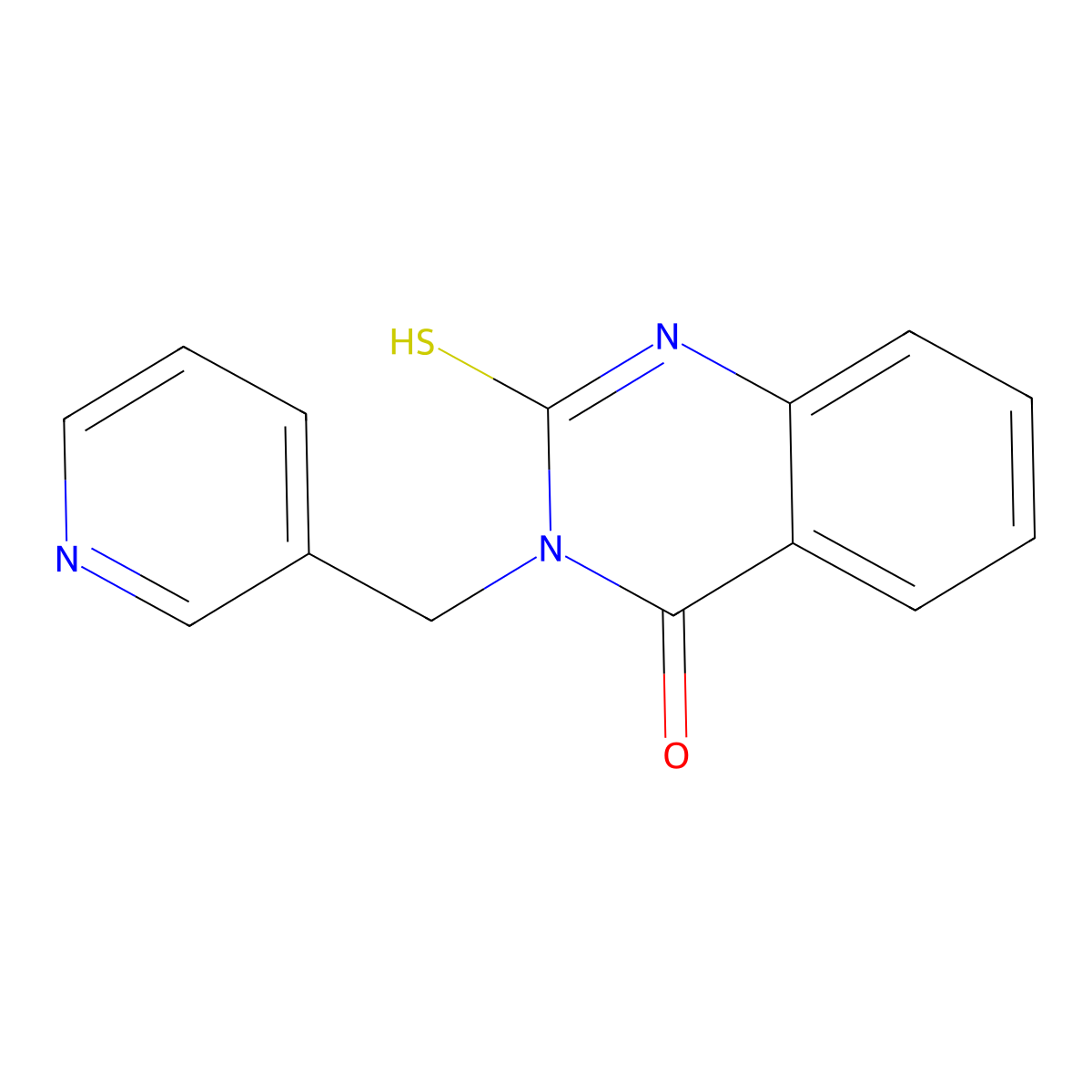 3-(pyridin-3-ylmethyl)-2-sulfanylidene-1H-quinazolin-4-one molecular structure, CAS 422274-53-1