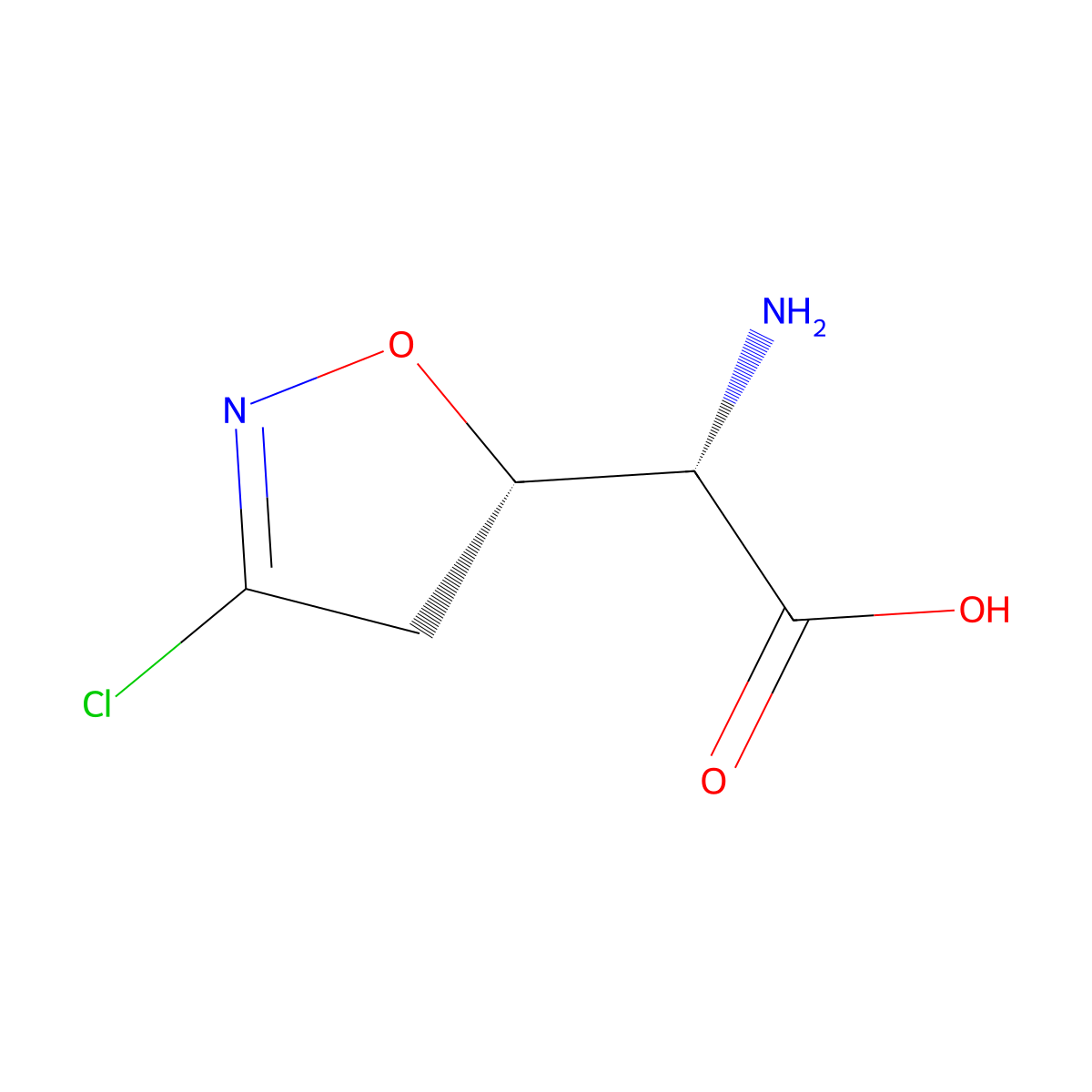Acivicin molecular structure, CAS 42228-92-2