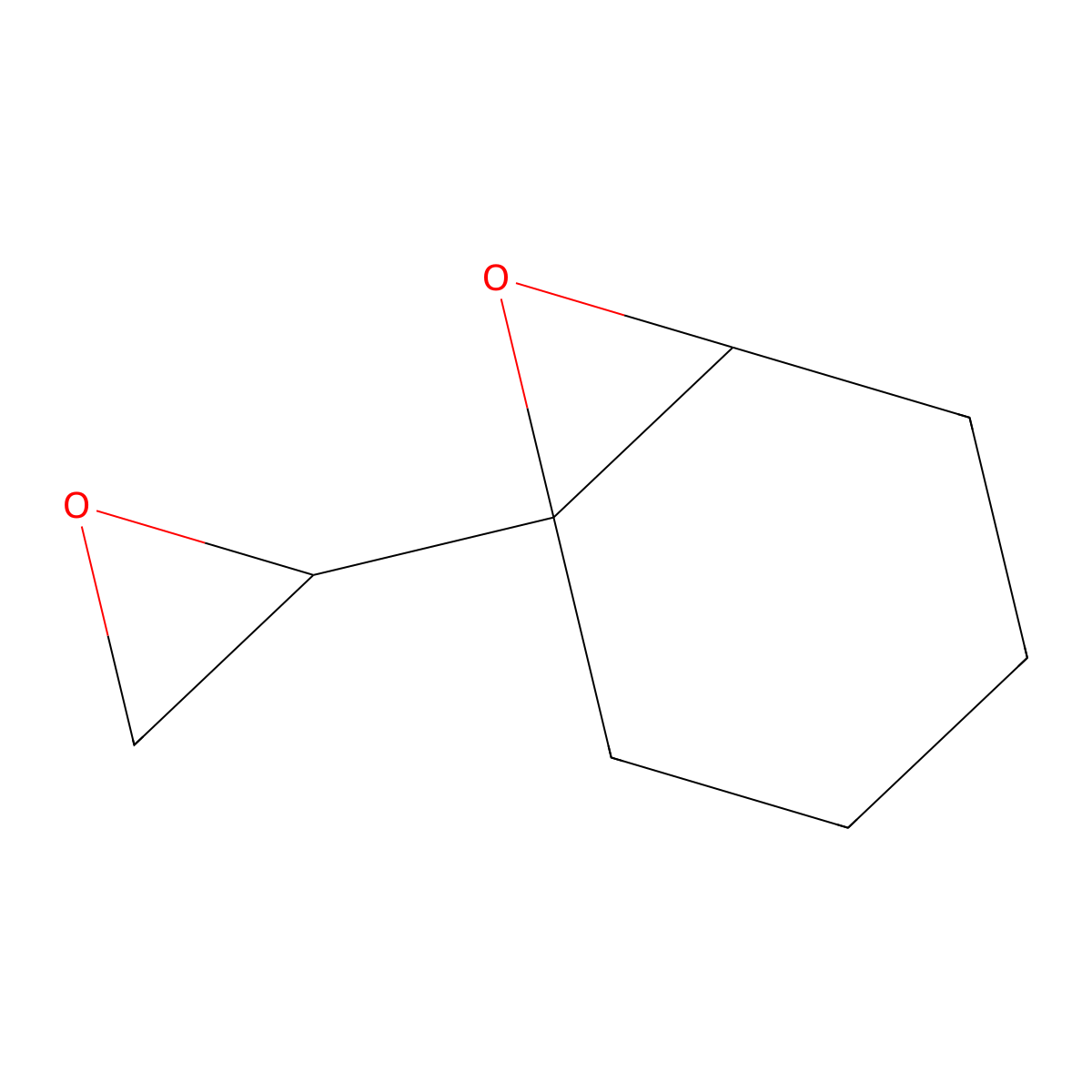 7-Oxabicyclo[4.1.0]heptane, 1-oxiranyl- molecular structure, CAS 4223-10-3