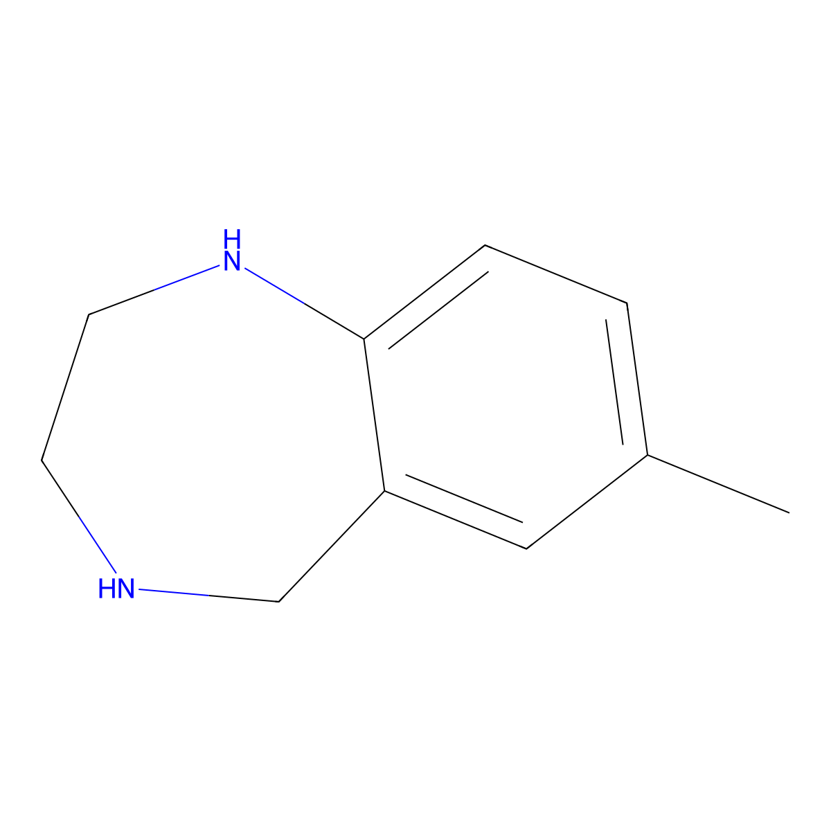 7-Methyl-2,3,4,5-tetrahydro-1H-benzo[e][1,4]diazepine molecular structure, CAS 422318-36-3