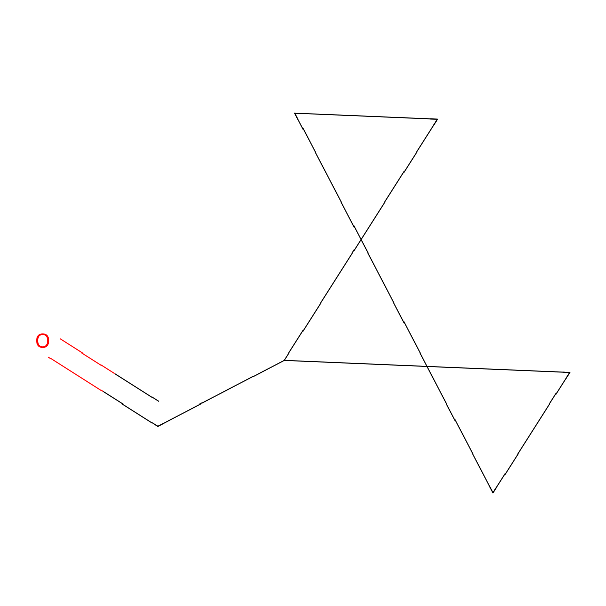 Dispiro(2.0.2^(4).1^(3))heptane-7-carbaldehyde molecular structure, CAS 422318-78-3