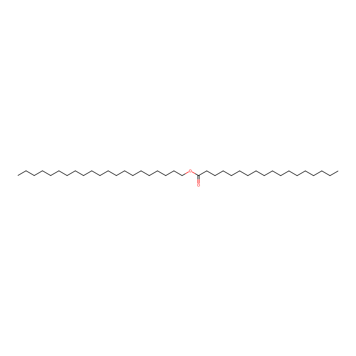 Henicosyl octadecanoate molecular structure, CAS 42232-59-7