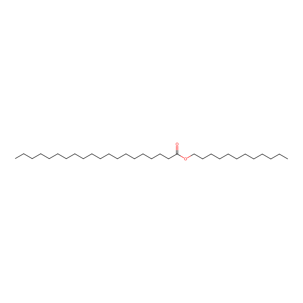Dodecyl Icosanoate molecular structure, CAS 42232-82-6