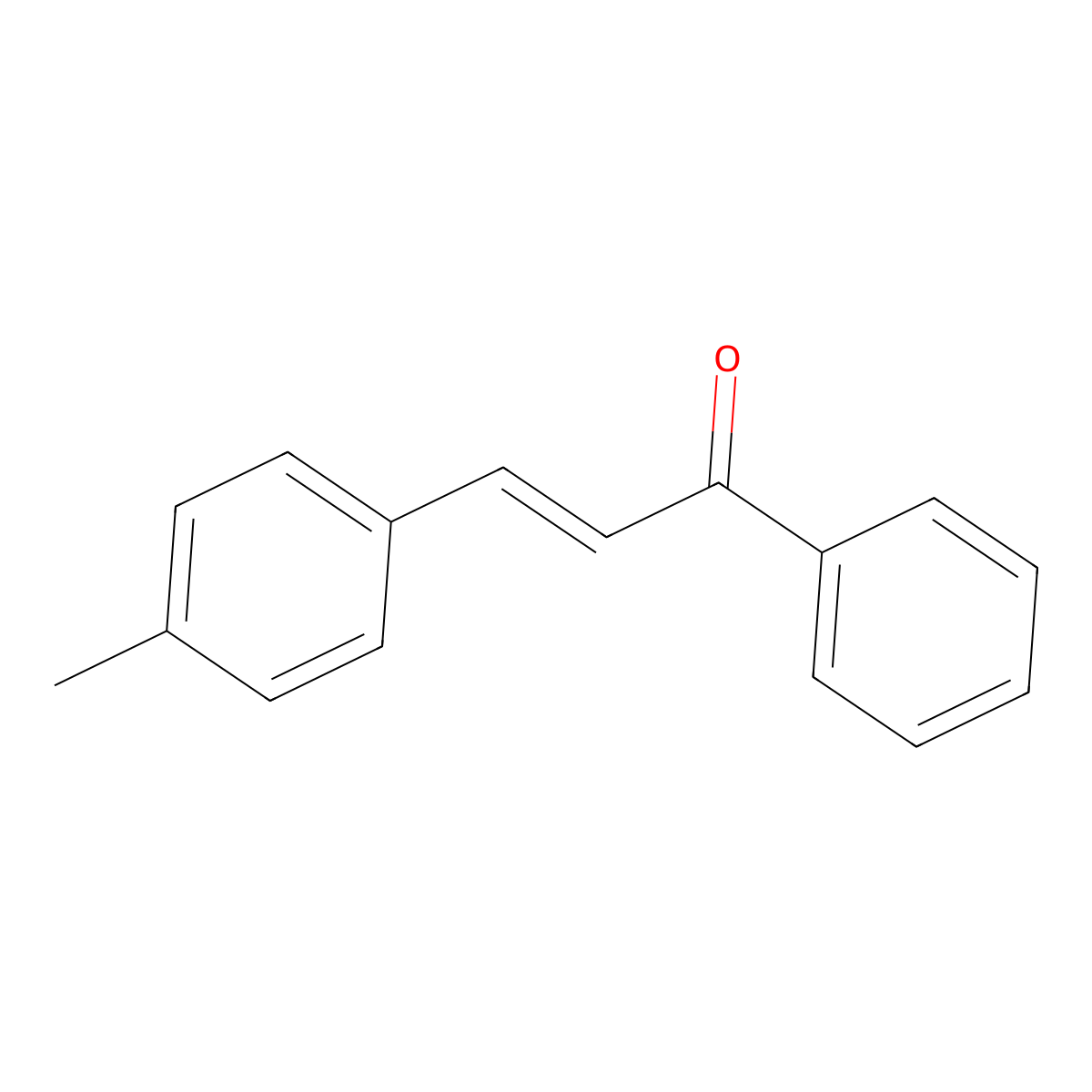 4-Methylchalcone molecular structure, CAS 4224-87-7