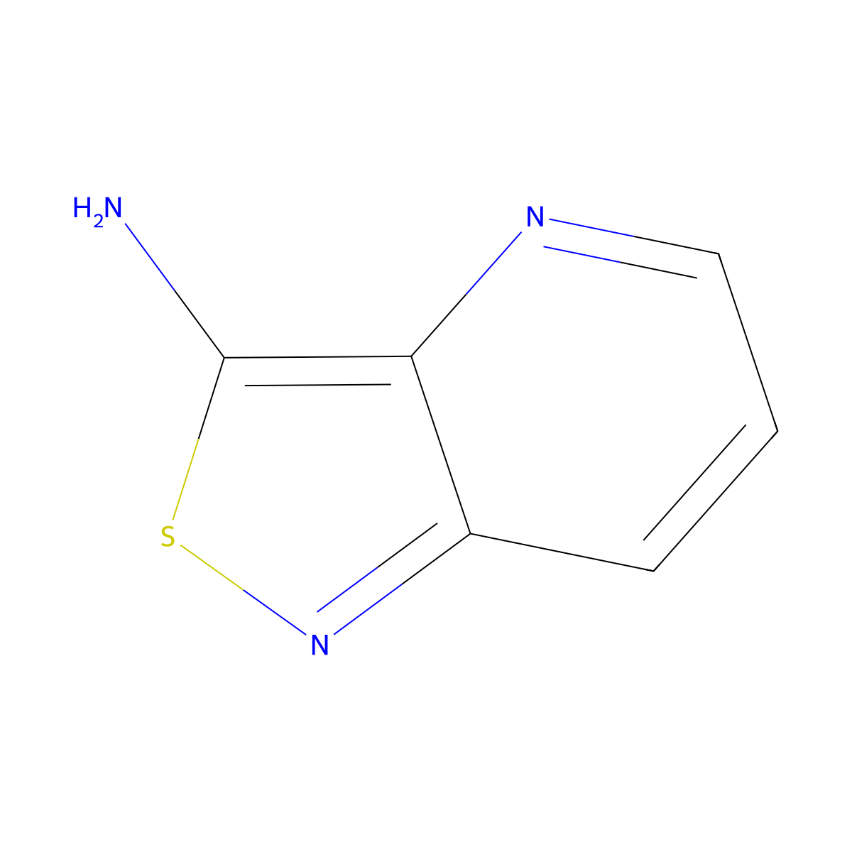 Isothiazolo[4,3-b]pyridin-3-amine molecular structure, CAS 42242-13-7