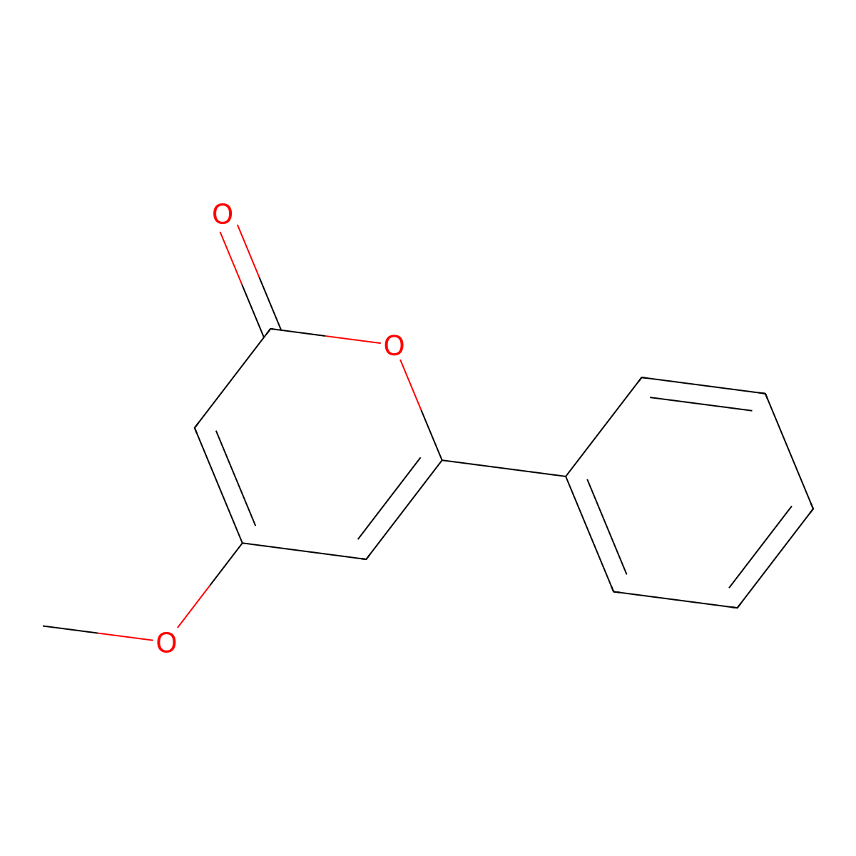 4-Methoxy-6-phenylpyran-2-one molecular structure, CAS 4225-45-0
