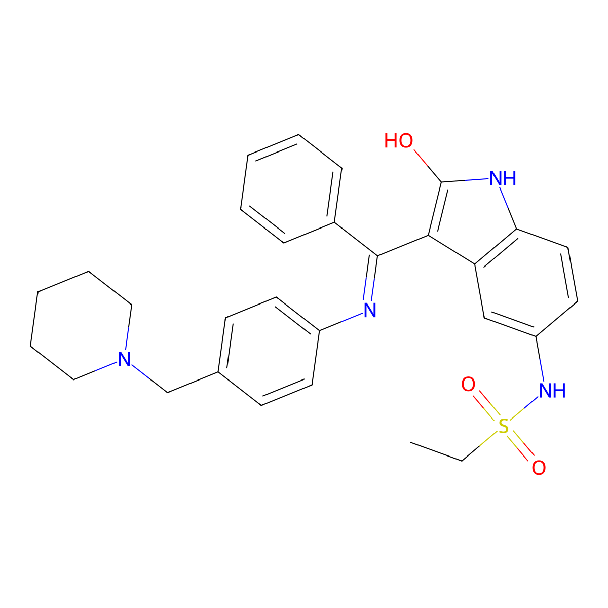 Hesperadin molecular structure, CAS 422513-13-1