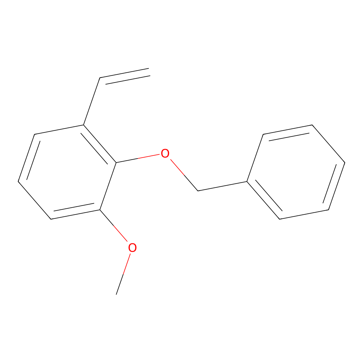 2-(Benzyloxy)-1-methoxy-3-vinylbenzene molecular structure, CAS 422564-20-3
