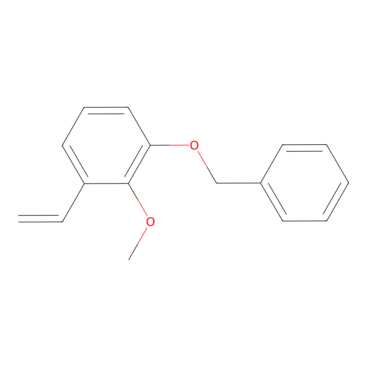 1-(Benzyloxy)-2-methoxy-3-vinylbenzene molecular structure, CAS 422564-21-4
