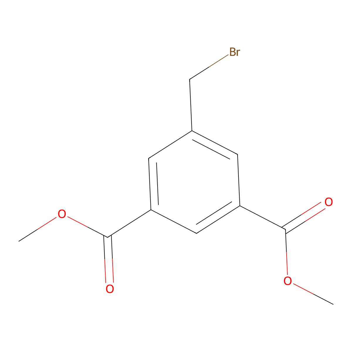 Dimethyl 5-(bromomethyl)isophthalate molecular structure, CAS 42268-88-2
