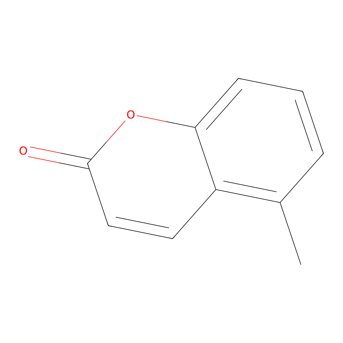 5-Methylcoumarin molecular structure, CAS 42286-84-0