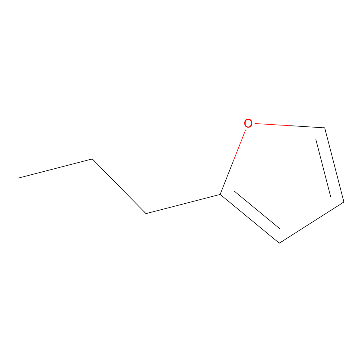 2-Propylfuran molecular structure, CAS 4229-91-8