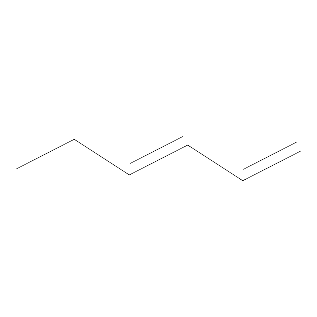 Hexadiene molecular structure, CAS 42296-74-2