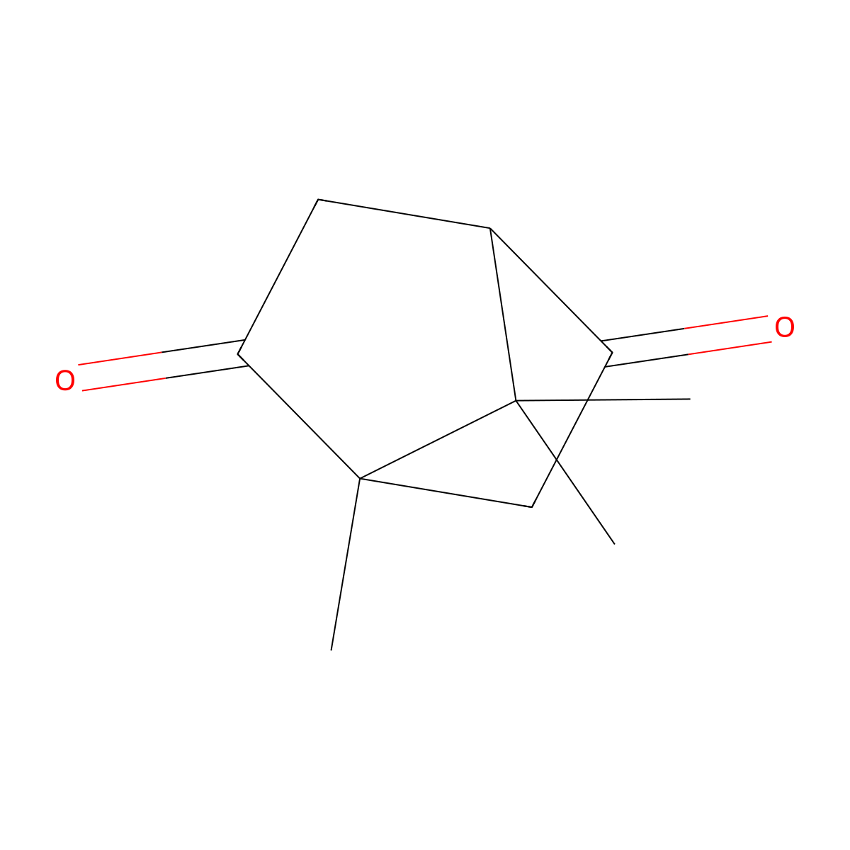 1,7,7-Trimethylbicyclo(2.2.1)heptane-2,5-dione molecular structure, CAS 4230-32-4