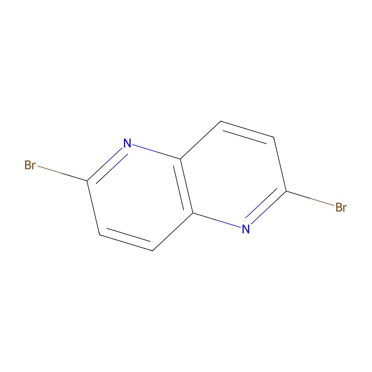 2,6-Dibromo-1,5-naphthyridine molecular structure, CAS 42309-15-9
