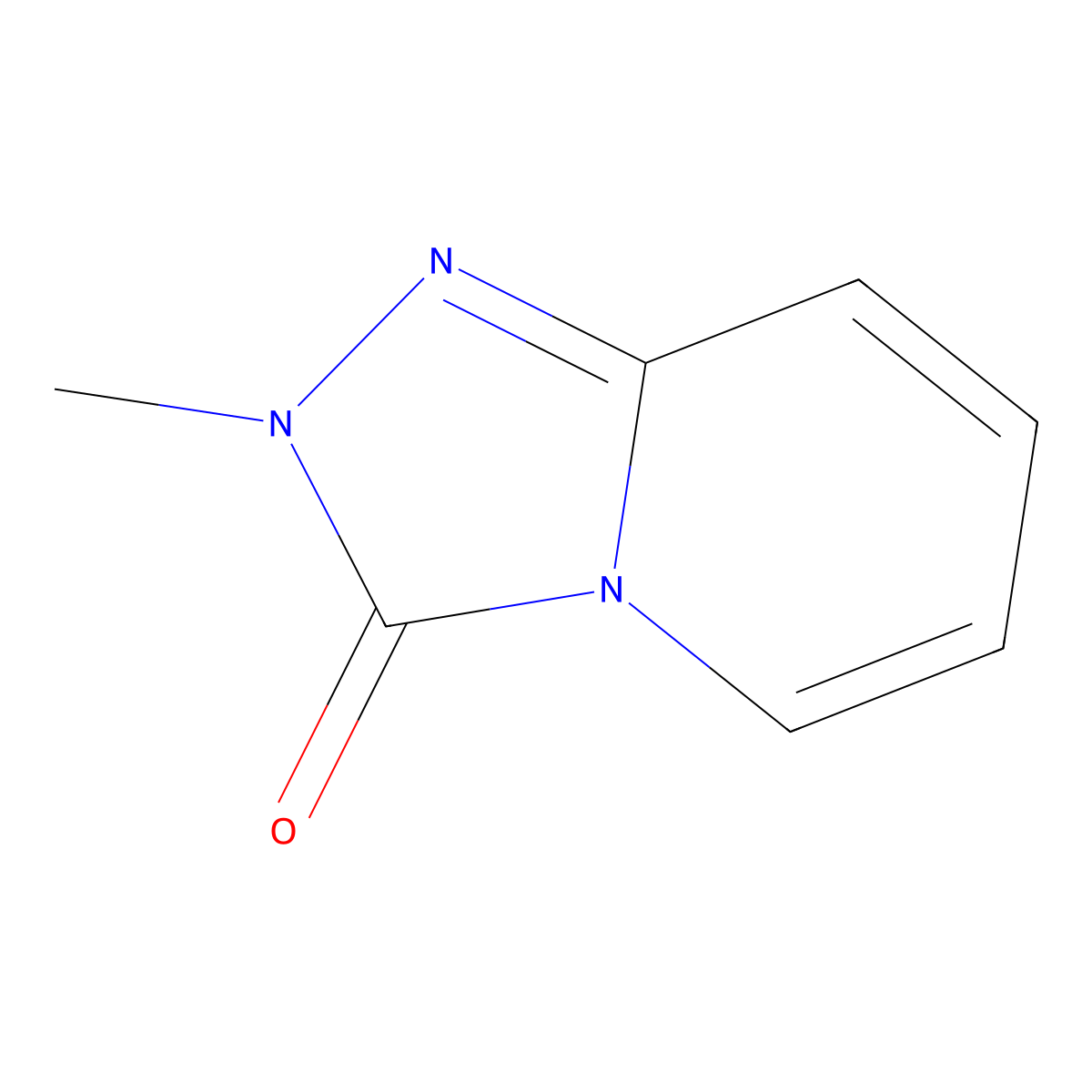 2-methyl-2H,3H-[1,2,4]triazolo[4,3-a]pyridin-3-one molecular structure, CAS 4231-60-1