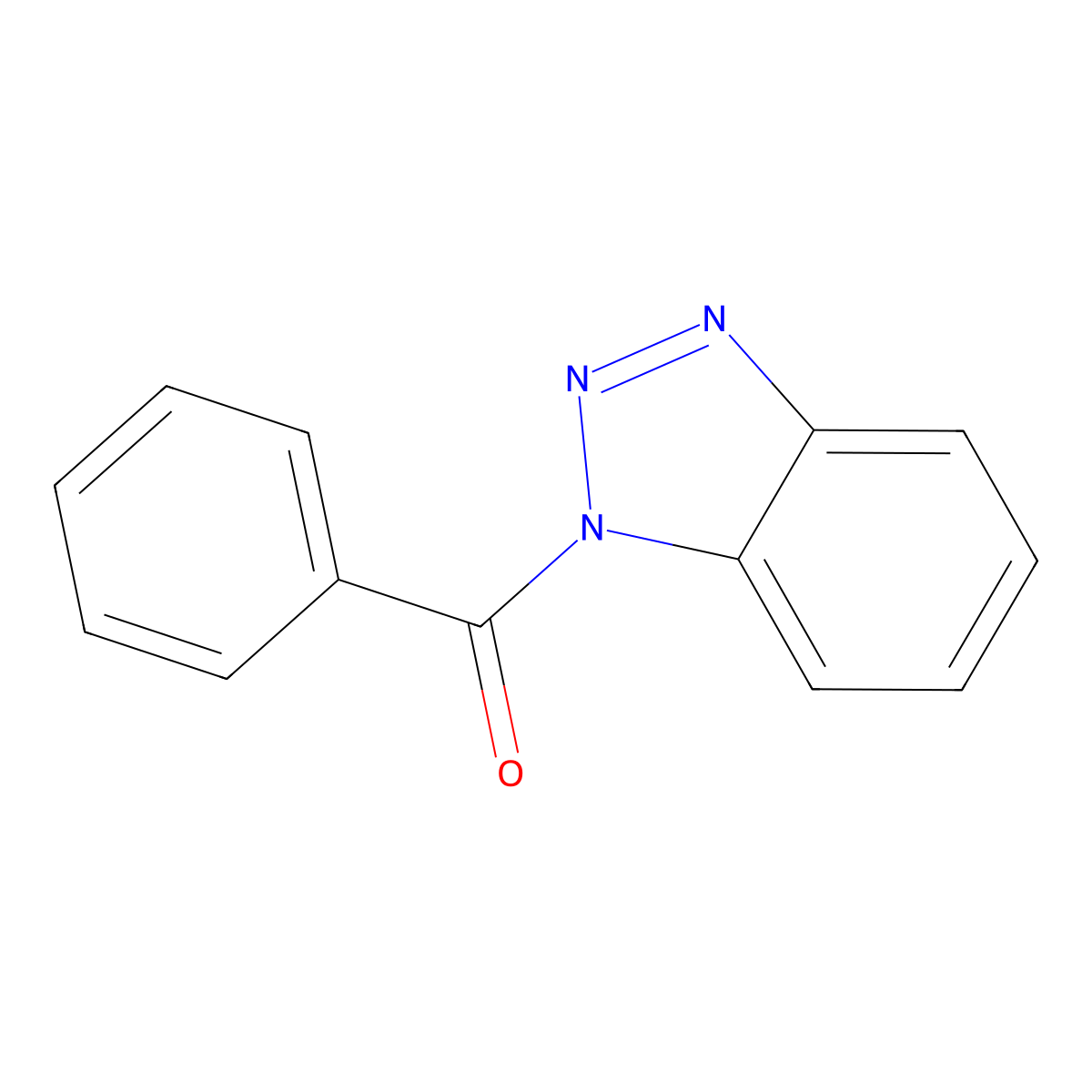 1-Benzoyl-1H-benzotriazole molecular structure, CAS 4231-62-3