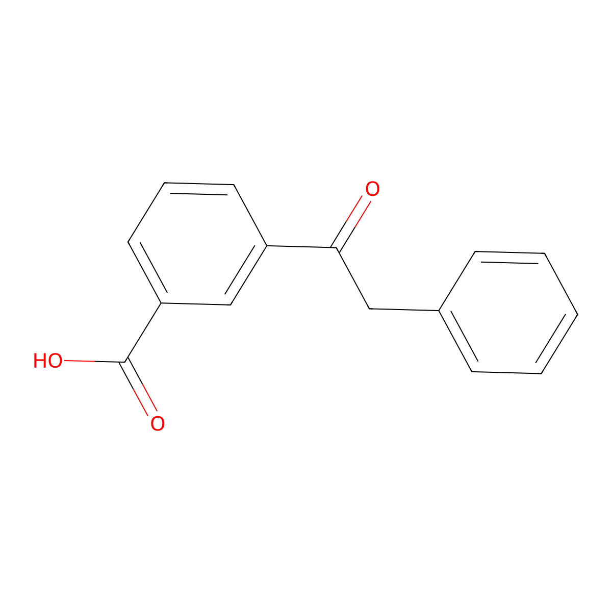 3-(1-Oxo-2-phenylethyl)benzoic acid molecular structure, CAS 423151-69-3