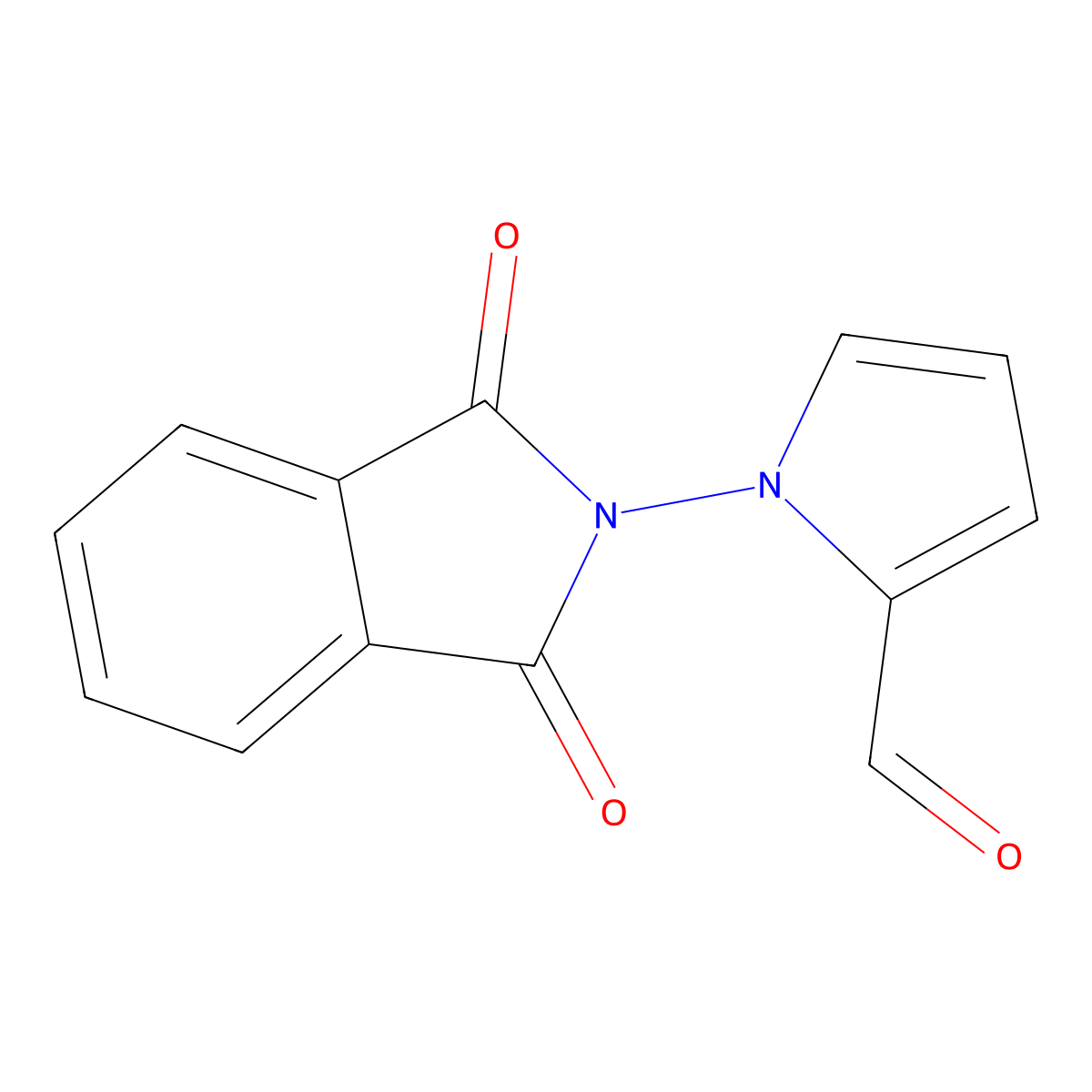 1-(1,3-dioxo-2,3-dihydro-1H-isoindol-2-yl)-1H-pyrrole-2-carbaldehyde molecular structure, CAS 423152-35-6