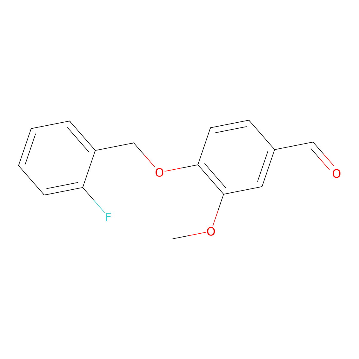 4-[(2-Fluorobenzyl)oxy]-3-methoxybenzaldehyde molecular structure, CAS 423156-68-7