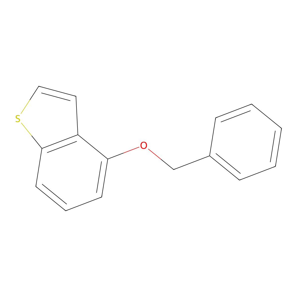 4-(Benzyloxy)-1-benzothiophene molecular structure, CAS 42326-93-2
